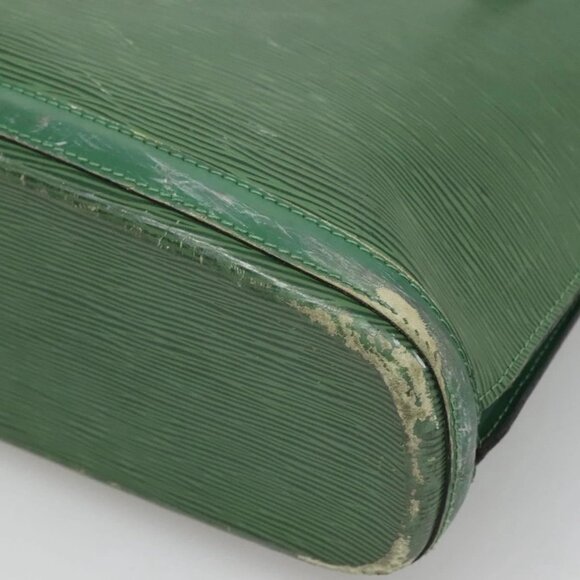 LOUIS VUITTON Epi Lussac Shoulder Bag Green M52284 LV Auth 128573 - Picture 5 of 16